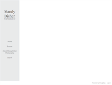 Tablet Screenshot of mandydisher.com